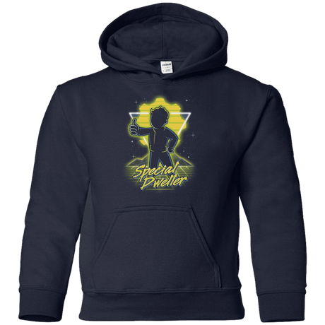 Sweatshirts Navy / YS Retro Special Dweller Youth Hoodie