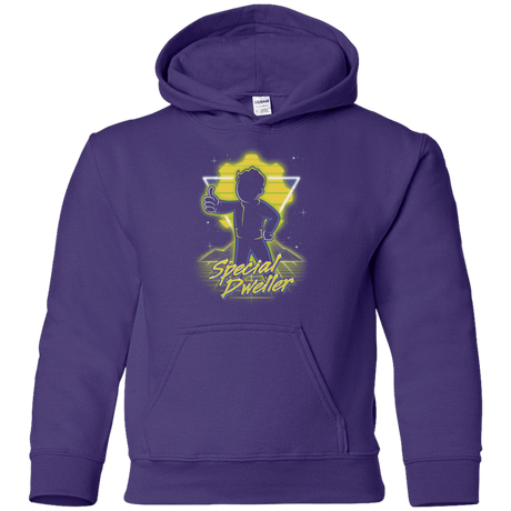 Sweatshirts Purple / YS Retro Special Dweller Youth Hoodie