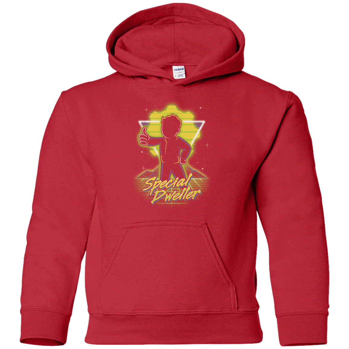 Sweatshirts Red / YS Retro Special Dweller Youth Hoodie