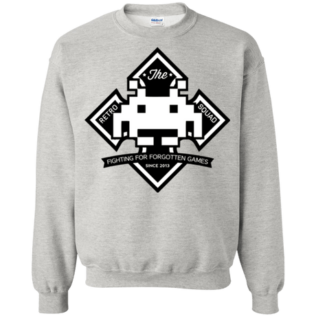Sweatshirts Ash / Small Retro Squad Crewneck Sweatshirt