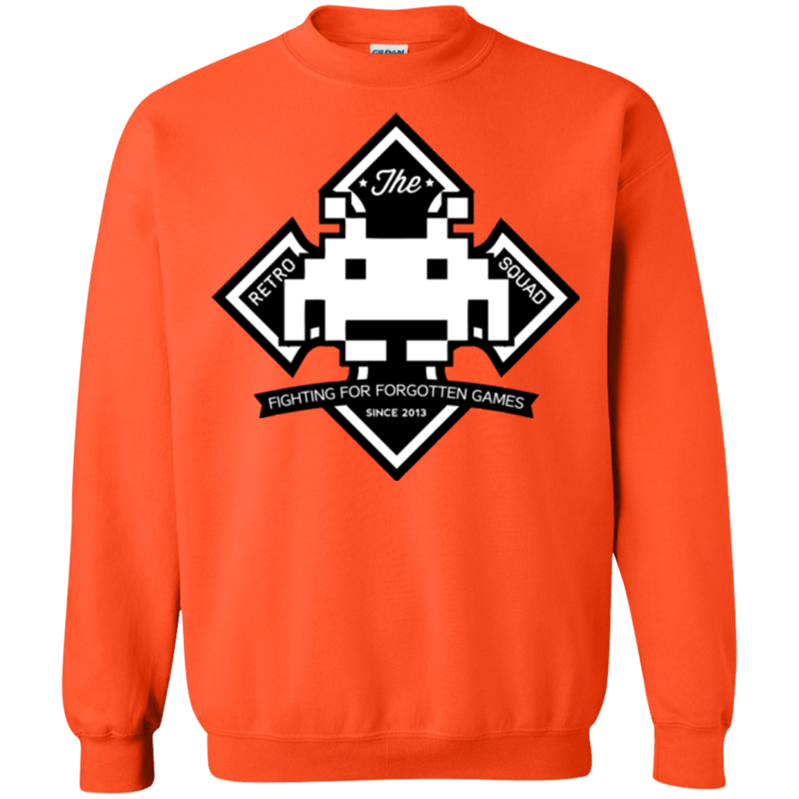 Sweatshirts Orange / Small Retro Squad Crewneck Sweatshirt