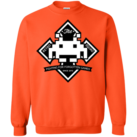 Sweatshirts Orange / Small Retro Squad Crewneck Sweatshirt