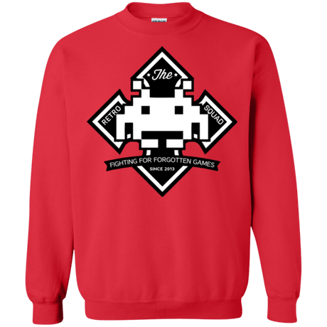 Sweatshirts Red / Small Retro Squad Crewneck Sweatshirt