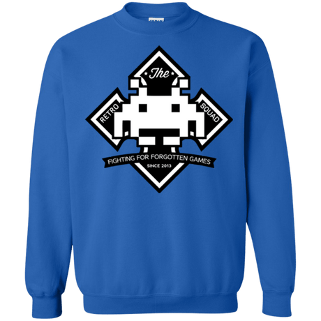 Sweatshirts Royal / Small Retro Squad Crewneck Sweatshirt