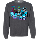 Sweatshirts Dark Heather / S Retro Villain Pub Crewneck Sweatshirt