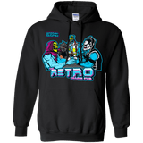 Sweatshirts Black / S Retro Villain Pub Pullover Hoodie