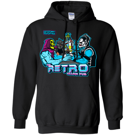 Sweatshirts Black / S Retro Villain Pub Pullover Hoodie