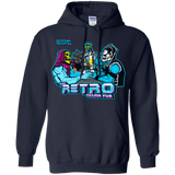 Sweatshirts Navy / S Retro Villain Pub Pullover Hoodie