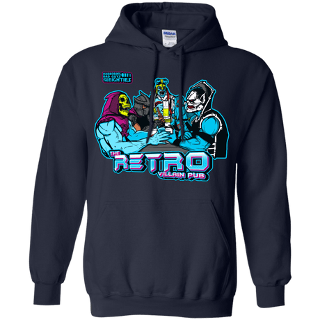 Sweatshirts Navy / S Retro Villain Pub Pullover Hoodie