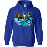 Sweatshirts Royal / S Retro Villain Pub Pullover Hoodie