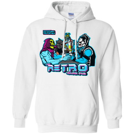 Sweatshirts White / S Retro Villain Pub Pullover Hoodie