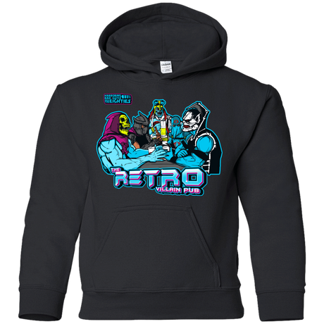 Sweatshirts Black / YS Retro Villain Pub Youth Hoodie