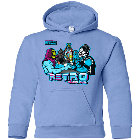 Sweatshirts Carolina Blue / YS Retro Villain Pub Youth Hoodie