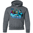 Sweatshirts Dark Heather / YS Retro Villain Pub Youth Hoodie