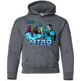 Sweatshirts Dark Heather / YS Retro Villain Pub Youth Hoodie