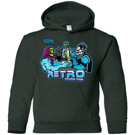 Sweatshirts Forest Green / YS Retro Villain Pub Youth Hoodie