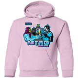 Sweatshirts Light Pink / YS Retro Villain Pub Youth Hoodie