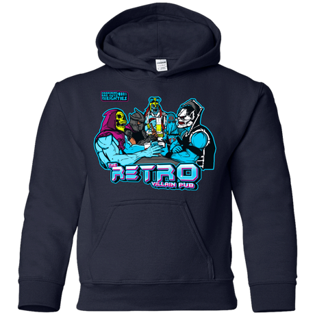 Sweatshirts Navy / YS Retro Villain Pub Youth Hoodie