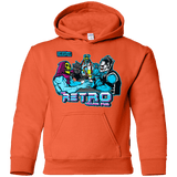 Sweatshirts Orange / YS Retro Villain Pub Youth Hoodie