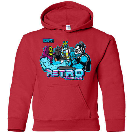 Sweatshirts Red / YS Retro Villain Pub Youth Hoodie