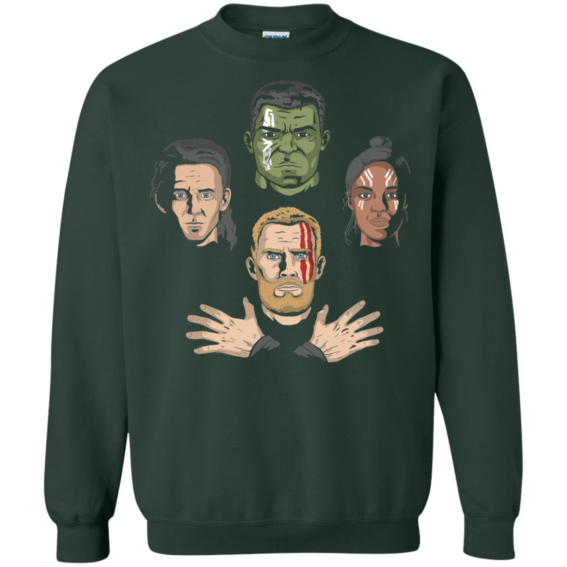 Sweatshirts Forest Green / S Revengers Rhapsody Crewneck Sweatshirt