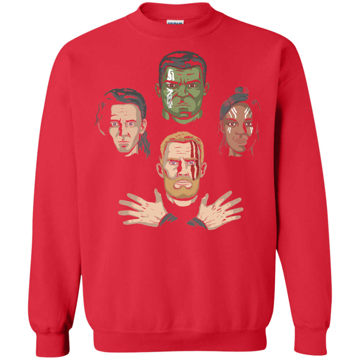 Sweatshirts Red / S Revengers Rhapsody Crewneck Sweatshirt