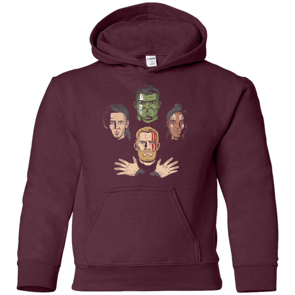 Sweatshirts Maroon / YS Revengers Rhapsody Youth Hoodie