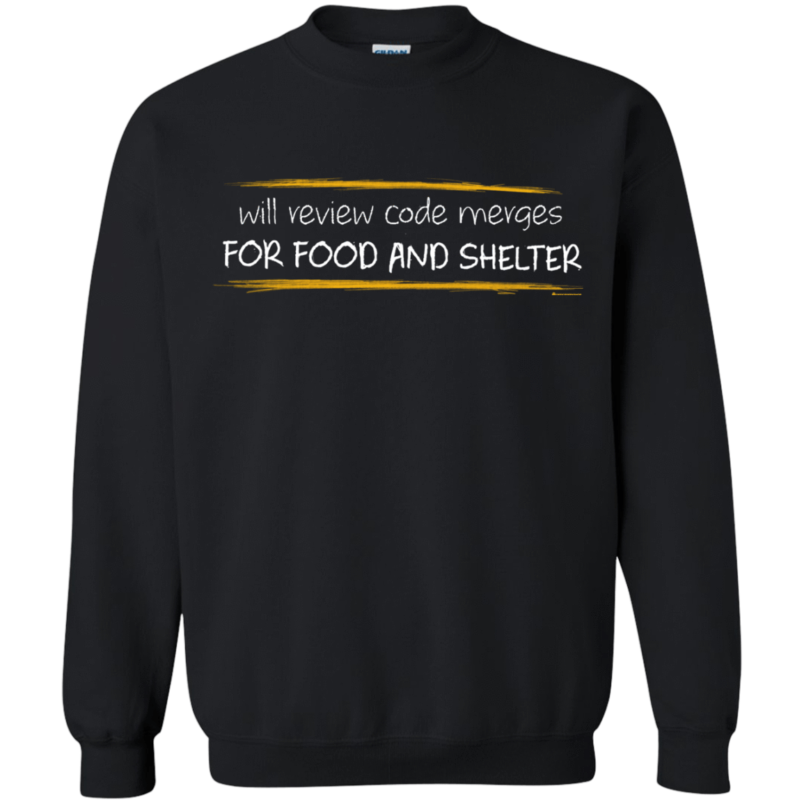 Sweatshirts Black / Small Reviewing Code For Food And Shelter Crewneck Sweatshirt