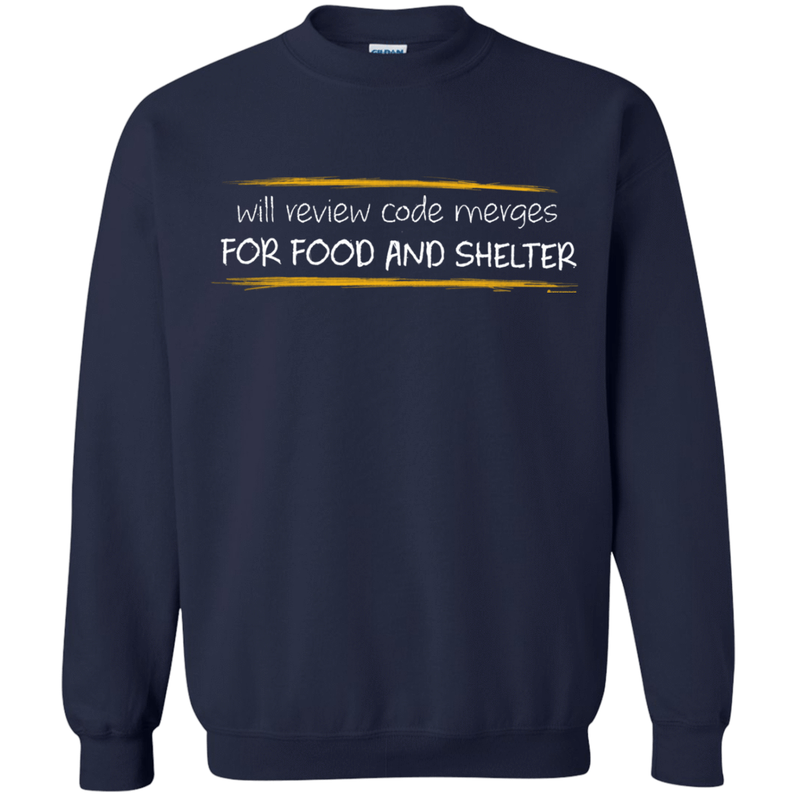 Sweatshirts Navy / Small Reviewing Code For Food And Shelter Crewneck Sweatshirt