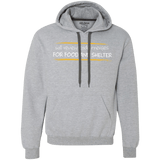 Sweatshirts Sport Grey / Small Reviewing Code For Food And Shelter Premium Fleece Hoodie