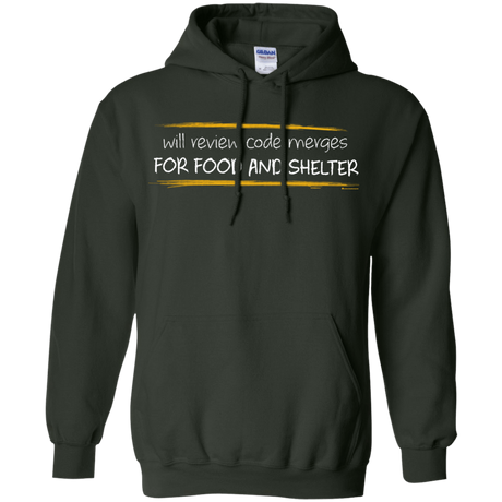 Sweatshirts Forest Green / Small Reviewing Code For Food And Shelter Pullover Hoodie