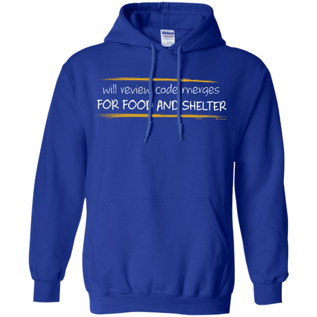 Sweatshirts Royal / Small Reviewing Code For Food And Shelter Pullover Hoodie