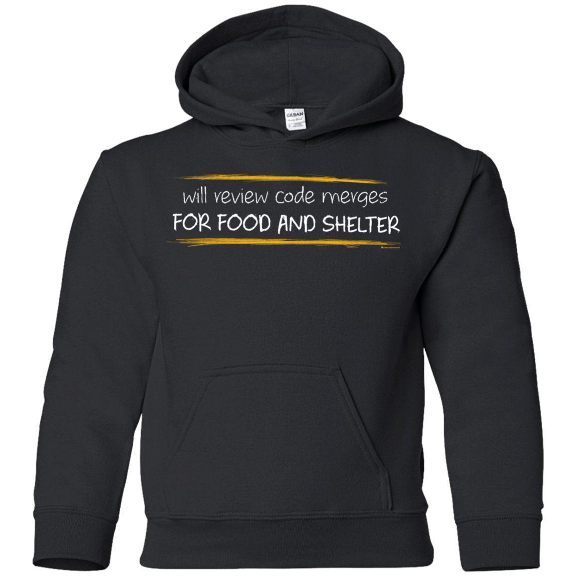 Sweatshirts Black / YS Reviewing Code For Food And Shelter Youth Hoodie