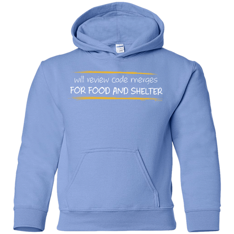 Sweatshirts Carolina Blue / YS Reviewing Code For Food And Shelter Youth Hoodie