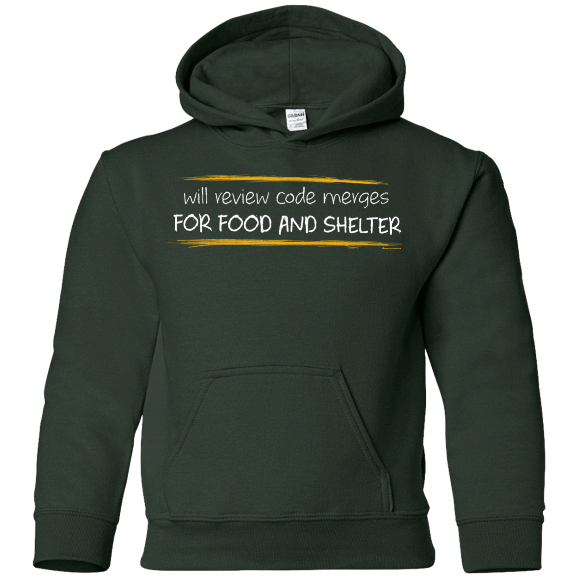 Sweatshirts Forest Green / YS Reviewing Code For Food And Shelter Youth Hoodie