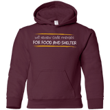 Sweatshirts Maroon / YS Reviewing Code For Food And Shelter Youth Hoodie