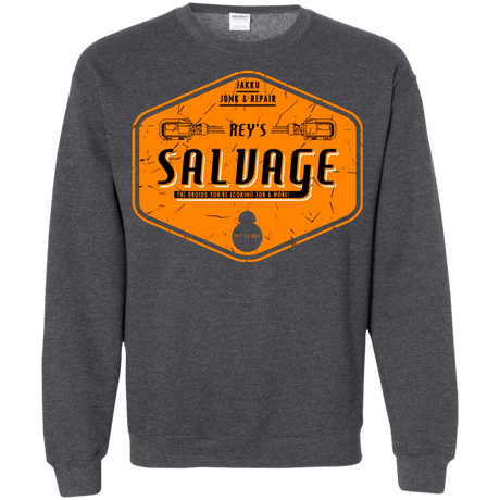 Sweatshirts Dark Heather / S Reys Salvage Crewneck Sweatshirt
