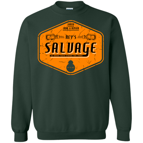 Sweatshirts Forest Green / S Reys Salvage Crewneck Sweatshirt