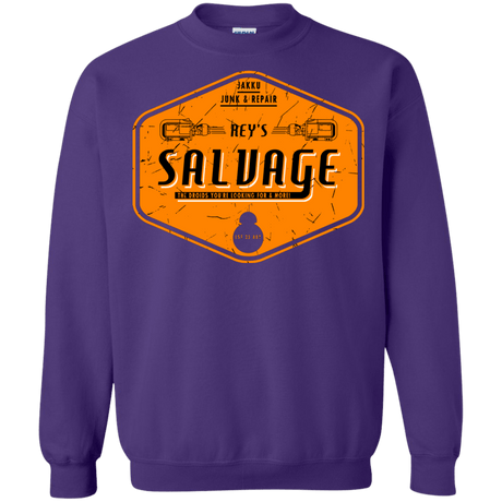 Sweatshirts Purple / S Reys Salvage Crewneck Sweatshirt