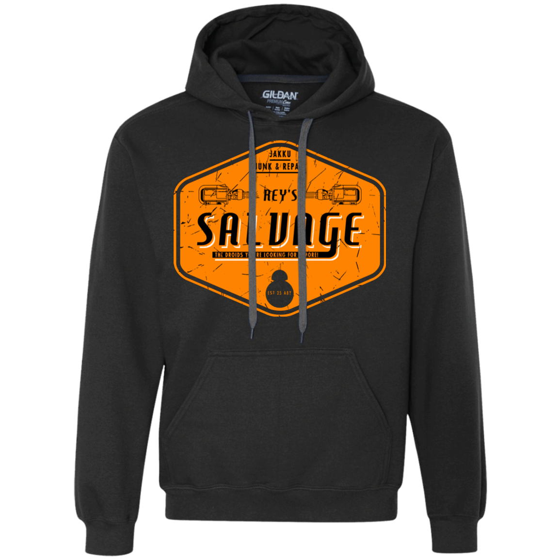 Sweatshirts Black / S Reys Salvage Premium Fleece Hoodie