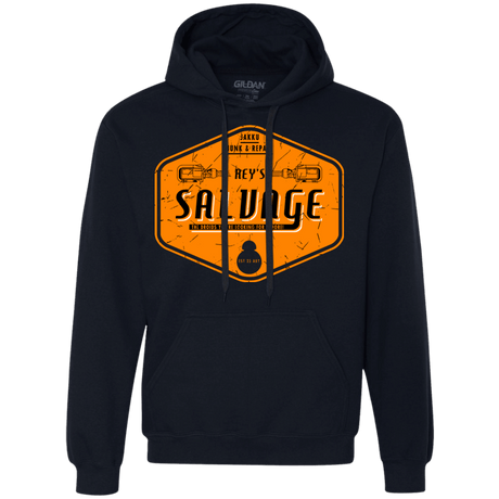 Sweatshirts Navy / S Reys Salvage Premium Fleece Hoodie