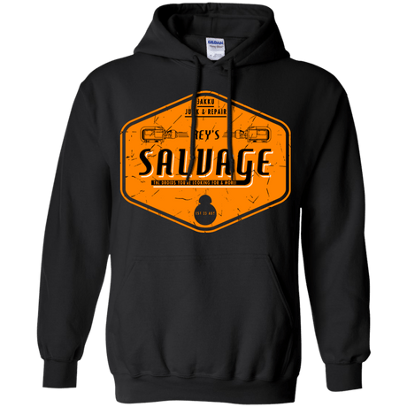 Sweatshirts Black / S Reys Salvage Pullover Hoodie