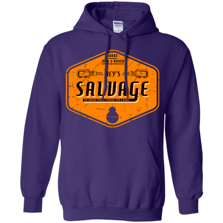 Sweatshirts Purple / S Reys Salvage Pullover Hoodie