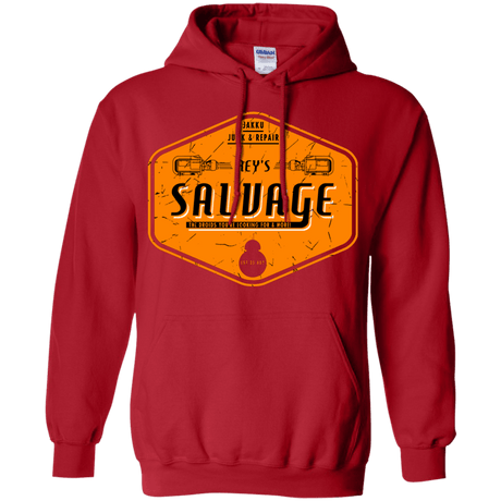 Sweatshirts Red / S Reys Salvage Pullover Hoodie