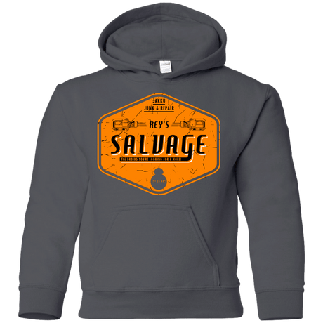 Sweatshirts Charcoal / YS Reys Salvage Youth Hoodie