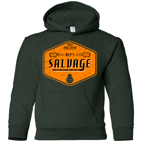 Sweatshirts Forest Green / YS Reys Salvage Youth Hoodie