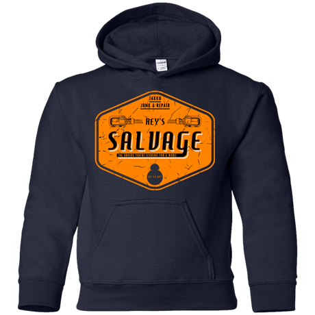 Sweatshirts Navy / YS Reys Salvage Youth Hoodie