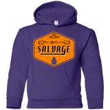 Sweatshirts Purple / YS Reys Salvage Youth Hoodie