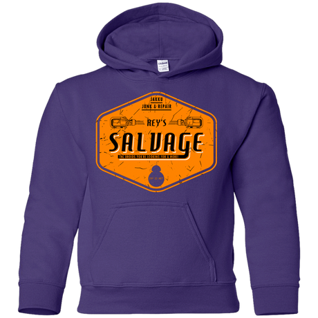 Sweatshirts Purple / YS Reys Salvage Youth Hoodie