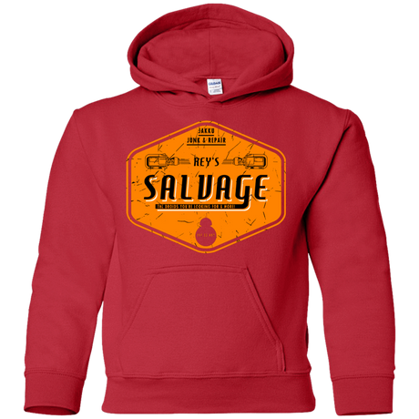 Sweatshirts Red / YS Reys Salvage Youth Hoodie